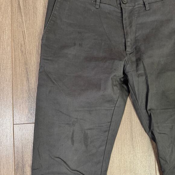 J.Crew 484 Slim Fit Stretch Chino Pants Sz 30x32 Onyx Gray Twill Tapered Zip Fly - Picture 7 of 10
